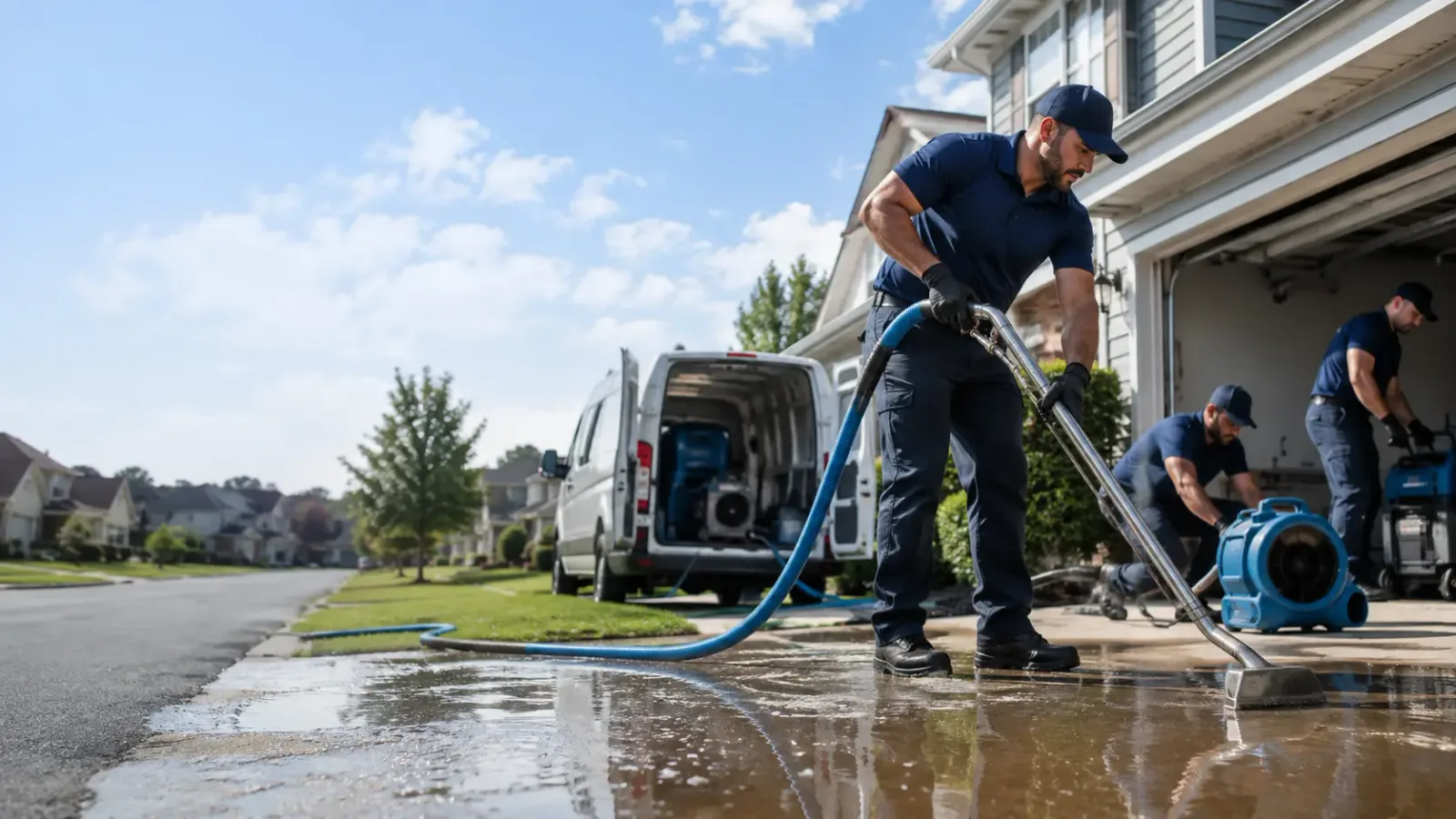 Flood Damage Restoration in South Lyon, MI
